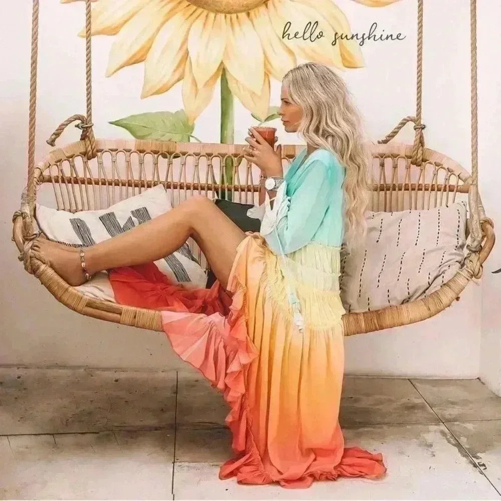 Rococo Sand Ciel Dress in Gradient Rainbow Size XS - Picture 5 of 17